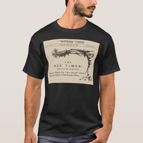 Facsimile Page of the Wipers Times 1916 T_Shirt