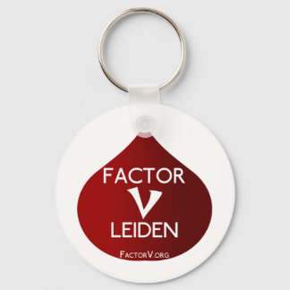 Factor V Leiden Awareness Keychain