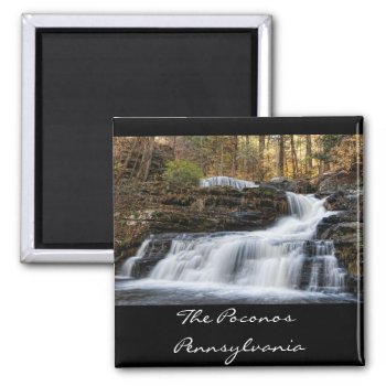 Factory Falls In The Poconos Magnet by Meg_Stewart at Zazzle