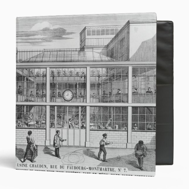 Factory for shotgun cartridges, Usine Chaudun Binder (Front/Inside)