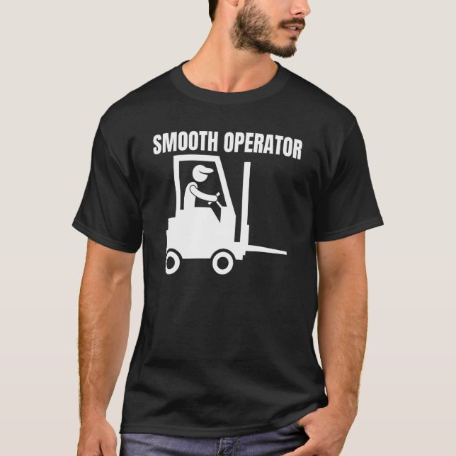 Factory Forklifter Operator  &  Forklift Driver T-Shirt (Front)