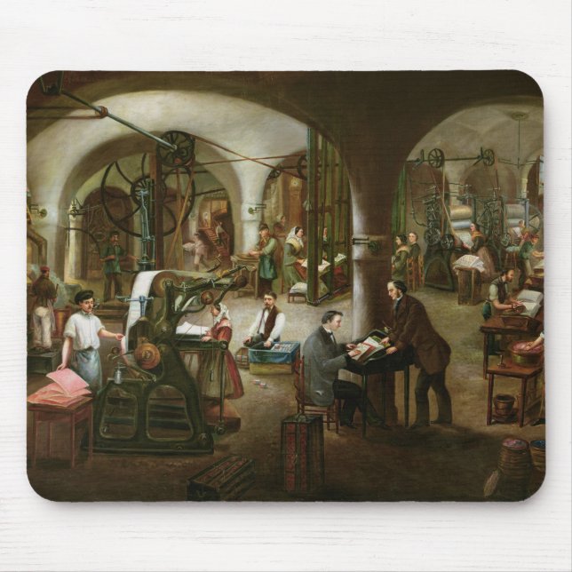Factory in the Rue d'Aubagne, 1861 Mouse Pad (Front)