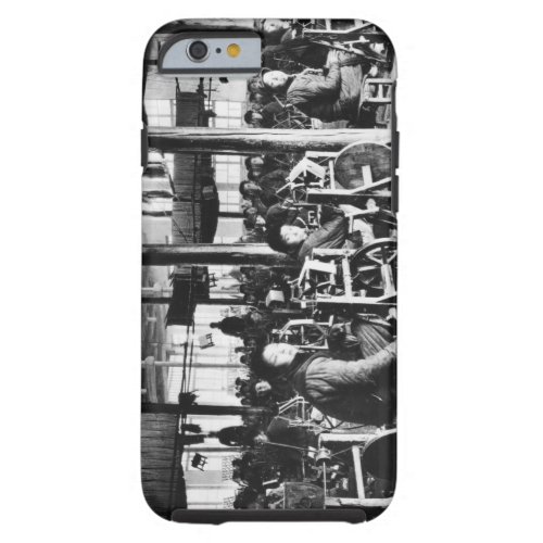 Factory run by Chinese near Chihsien c1930 bw Tough iPhone 6 Case