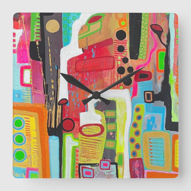 Factory Work Wall Clock (Front)