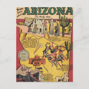 Facts About Arizona Postcard