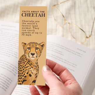 Facts About the Cheetah - Bookmark