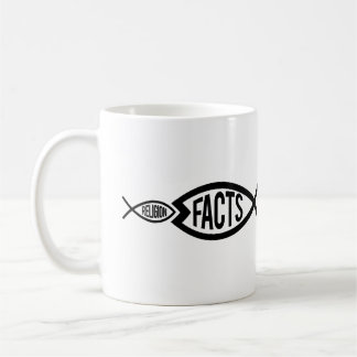 FACTS ARE GREATER THAN RELIGION COFFEE MUG