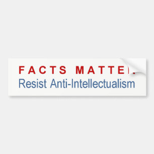 Facts Matter bumper sticker