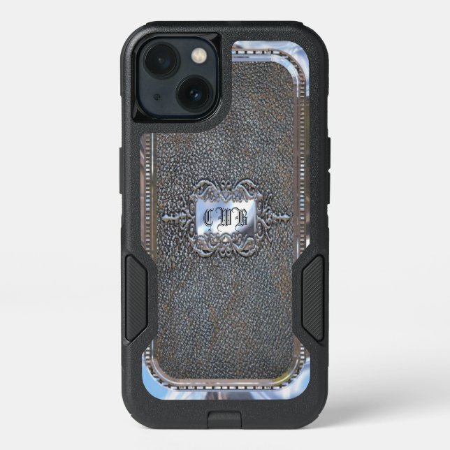 Fadden V Pretty Personalized Monogram Otterbox iPhone Case (Back)
