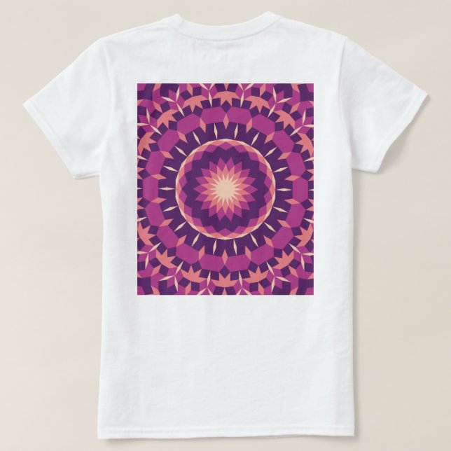 Fade Away Pattern T-Shirt (Design Back)