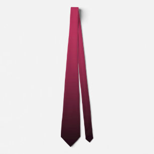Fade Tie - Burgundy Wine and Midnight