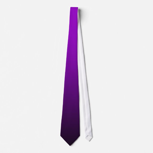 Fade Tie - Purple to Black (Front)
