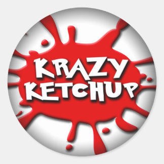 Fade to Black Round Stickers