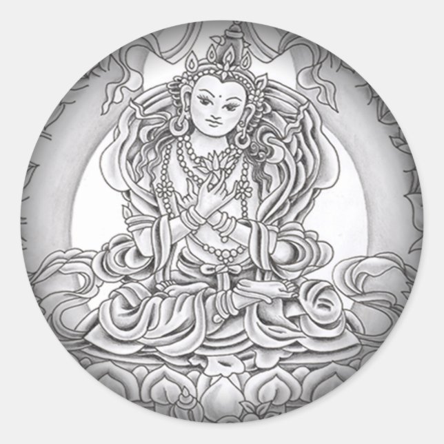 Fade to Black Round Stickers (Front)