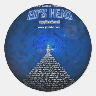 Fade to Black Round Stickers - Customized