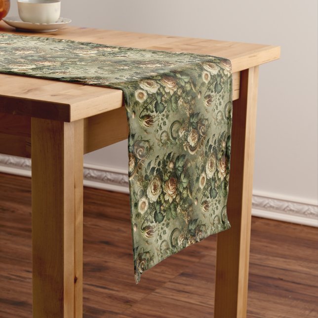 Fade to Grace – Gothic Baroque  Short Table Runner (In Situ)
