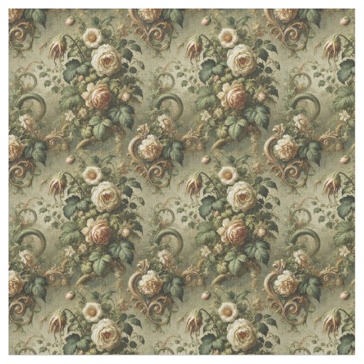 Fade to Grace – Gothic Dense Tile Fabric