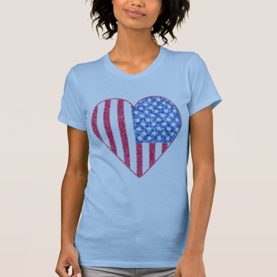 faded american flag shirt