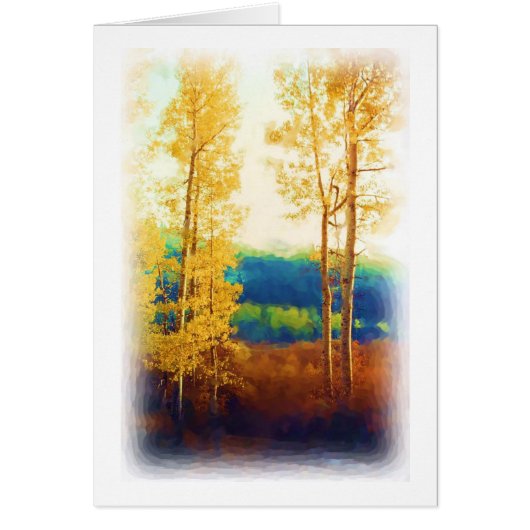 Faded Aspens card (Front)