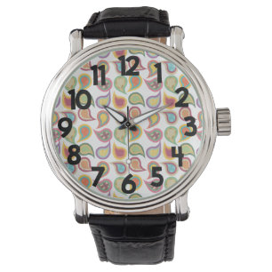 Faded Atomic Paisleys Watch