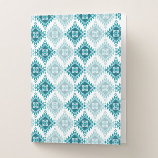 Faded Aztec  Pocket Folder