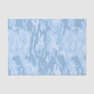 Faded Blue Camo Tissue Paper