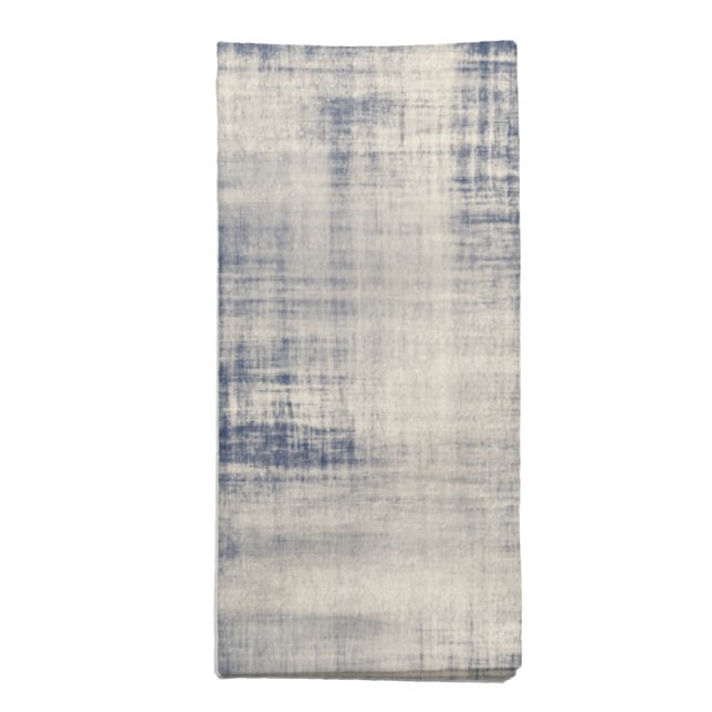 Faded Blue Denim Look Cloth Napkin (Folded)