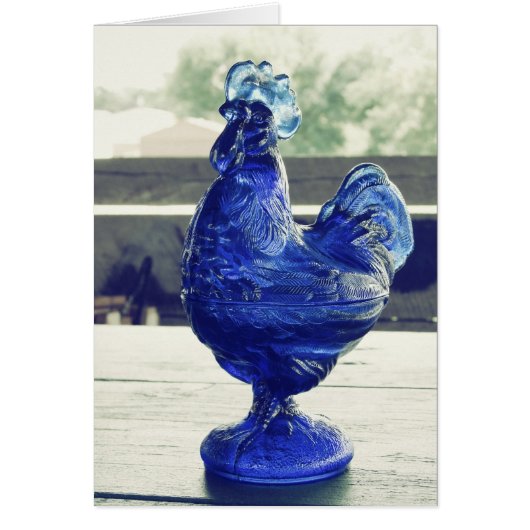 Faded Blue Glass Roo (Front)