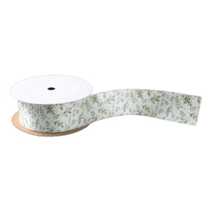 Faded Botanicals Satin Ribbon