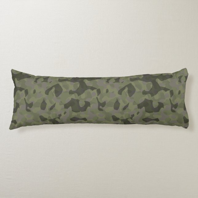 Faded Camo abstract Body Pillow (Front)