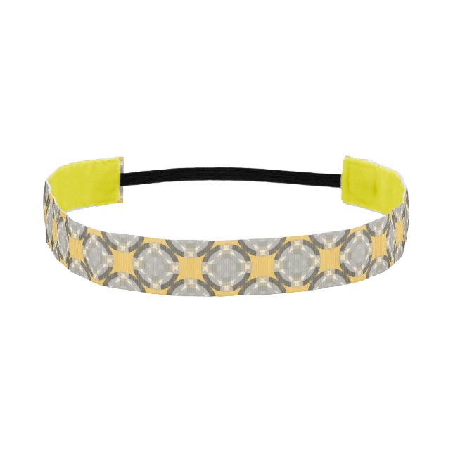 Faded Circle Grid by Kenneth Yoncich Athletic Headband (Front)