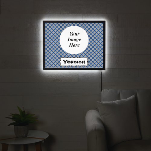 Faded Circle Grid by Kenneth Yoncich LED Sign