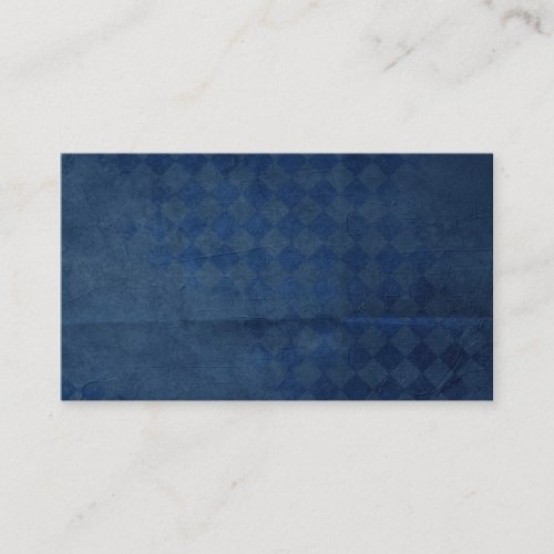 faded dark blue diamond pattern background business card