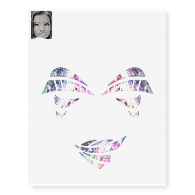 Faded Flare Temporary Tattoos (Front)