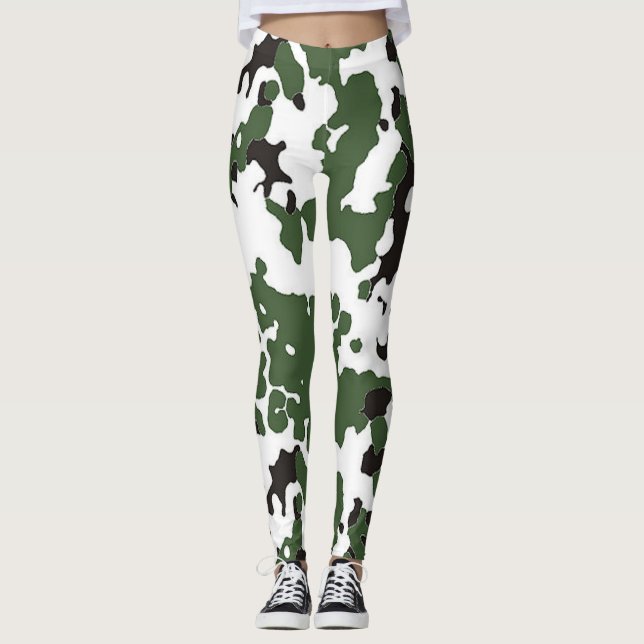 Faded Flecktarn Camo Leggings (Front)