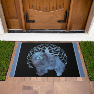 FADED GENES Chow TREE OF LIFE door mat