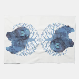 FADED GENES Chow  TREE OF LIFE  Kitchen Towel