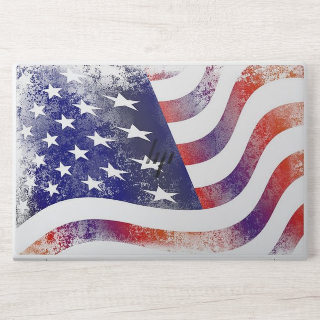 Faded Glory HP Laptop Skin (Front)