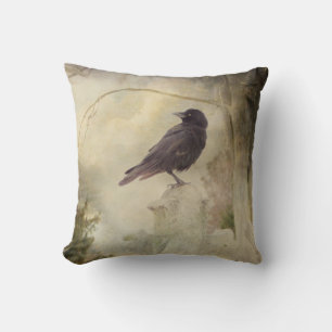 Faded Gothic Vibe Throw Pillow