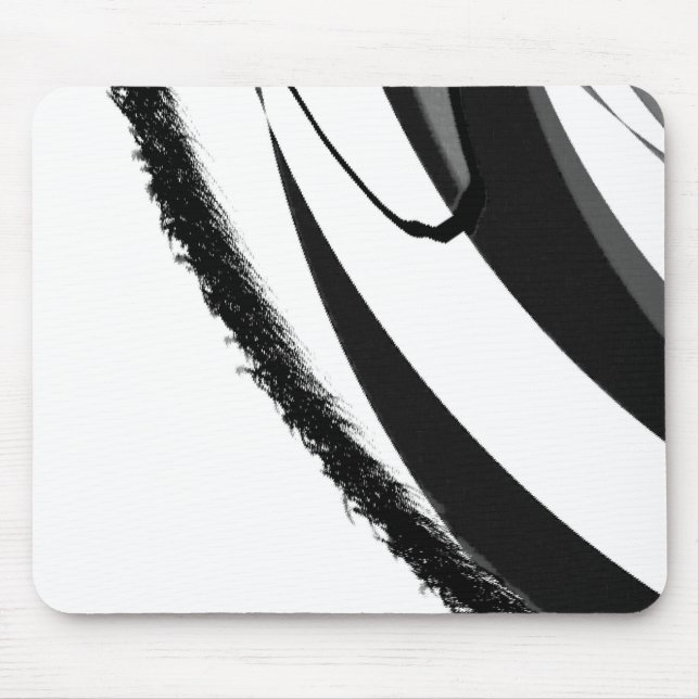 Faded Gray Mouse Pad (Front)