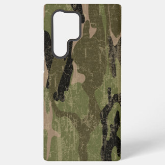Faded Green Camo Samsung Galaxy S22 Ultra Case