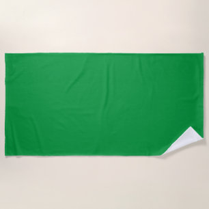 Faded Green,Fern,Forest Green, Beach Towel