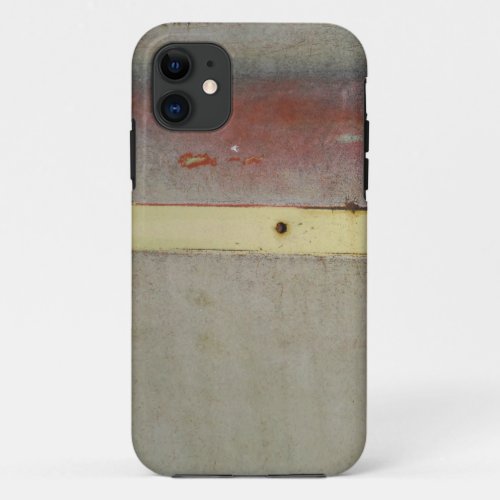 Faded Green Red Blue  Yellow rusted iPhone 11 Case