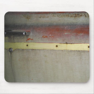 Faded Green, Red, Blue & Yellow rusted Mouse Pad
