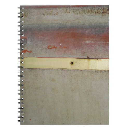 Faded Green Red Blue  Yellow rusted Notebook