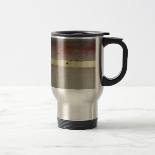 Faded Green Red Blue  Yellow rusted Travel Mug