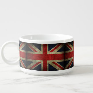 Faded Grunge Union Jack British Flag of England Bowl