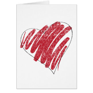 faded heart cards