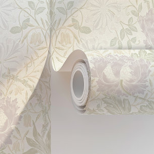 Faded Honeysuckle Victorian Edwardian British Wallpaper