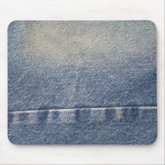 Faded Jeans / Denim Fabric Mouse Pad